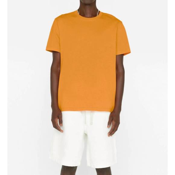 NEW FRAME men's logo tee in clementine - Picture 2 of 3